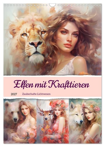 Elfen mit krafttieren - elfen,