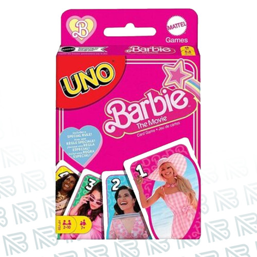 Uno barbie kartenspiel - kartenspiel, |