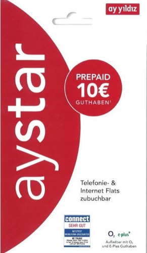 Yildiz aystar prepaid sim - ay,