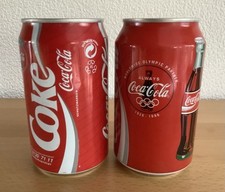 2 Coca-Cola Dosen Sammeldosen Deutschland , leer 0,33 l