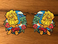 2x TIKI Surf Aufkleber Hawaii