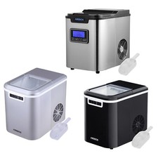 AREBOS Eiswürfelmaschine 2,2L Icemaker Eiswürfelbereiter Eismaschine 12kg in 24h