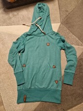 Long hoodie naketano türkis - hoodie,