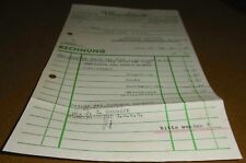 rechnung blumen jc schmidt erfurt blumen samen garten geräte alt 1933 top deko