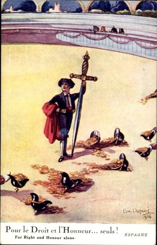 Künstler dupuis emil - künstler, ak
