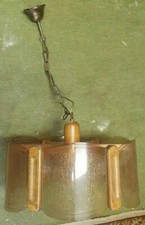 Hängelampe Deckenlampe rustikal antik vintage Eiche