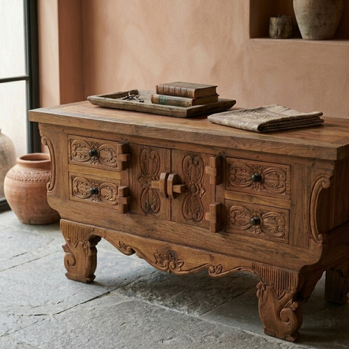 Sideboard teak altholz - sideboard,