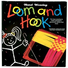 Wolle Neuheit Handweben Webstuhl & Haken - 7"X7" - 427