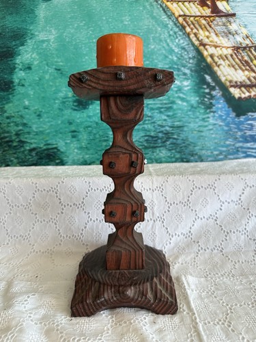 Holz leuchter kerzenleuchter - holz,