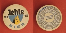 Gebr. Jehle Brauerei Biberach Wortschnecke Brauerei Bierdeckel Bier