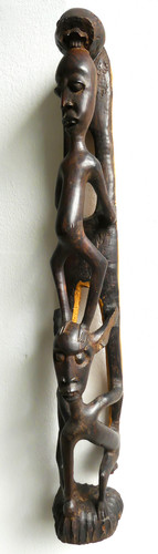 Afrikanische holzfigur - holzfigur, /