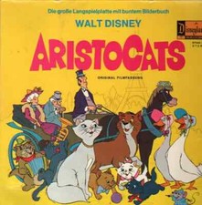 Walt Disney Aristocats GATEFOLD + BOOKLET NEAR MINT Disneyland Vinyl LP