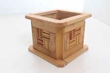 Blumentopf Blumenkübel Übertopf Holz Handarbeit Einzelstück Mosaik (23)