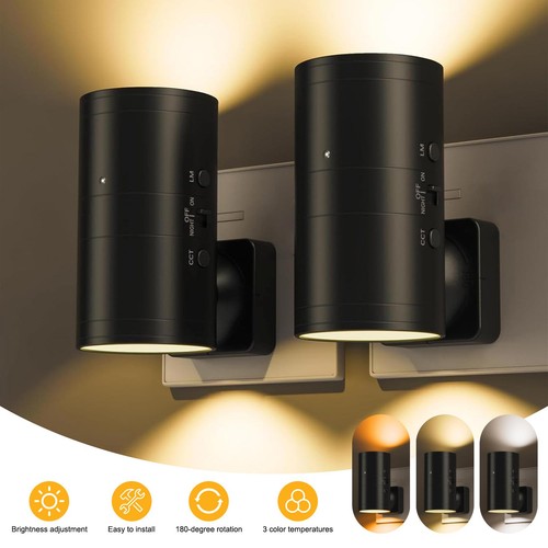 Led steckdosenleuchte - 2x,