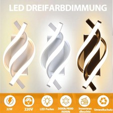 LED Wandleuchte Wandlampe Flur Strahler Innen Wohnzimmer Beleuchtung Warmweiß