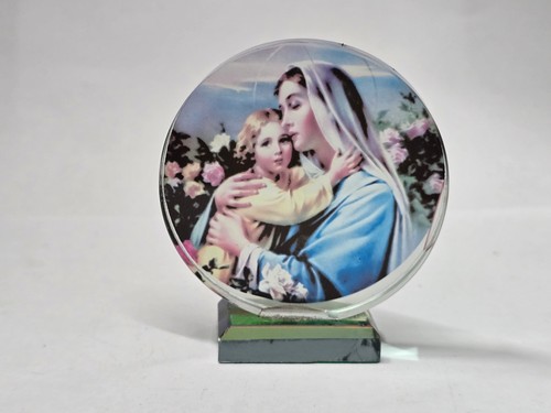 Glasaufsteller madonna mit - madonna,