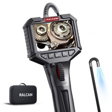Ralcam Endoskopkamera 2-wege 210° Inspektionskamera 3.3FT Halbstarres Kabel
