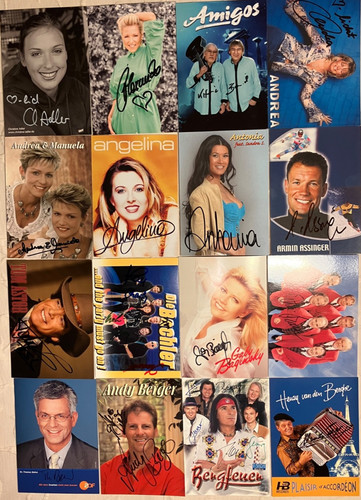 Autogramme lot schauspieler - 16,