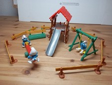 Schleich Schlümpfe Spielplatz playground Set - 40713 - Wippe Rutsche Schaukel 