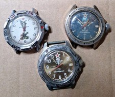  3 Vostok Komandirskie Uhren
