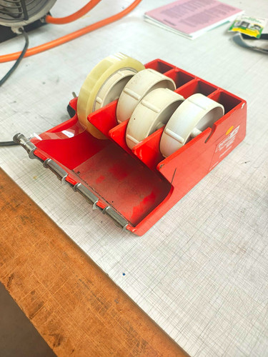 Tisch-Packbandspender/Klebeban