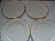 Sorau Carstens Porzellan  Form Mozart  Speiseteller Goldrand   4 Stück