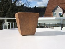 Kleiner quadratischer Terrakotta-Pflanztopf 18,5x18,5x20cm