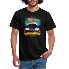 Zurück In Die Zukunft Destination Time Delorean Männer T-Shirt
