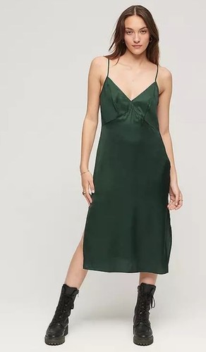 Superdry satin cami midi - satin,