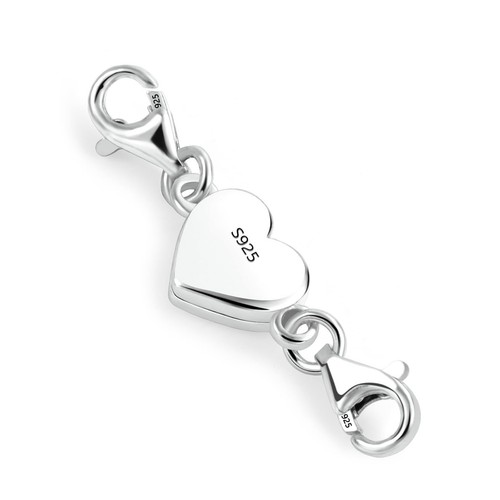 Herzverschluss 925 silber - 925,