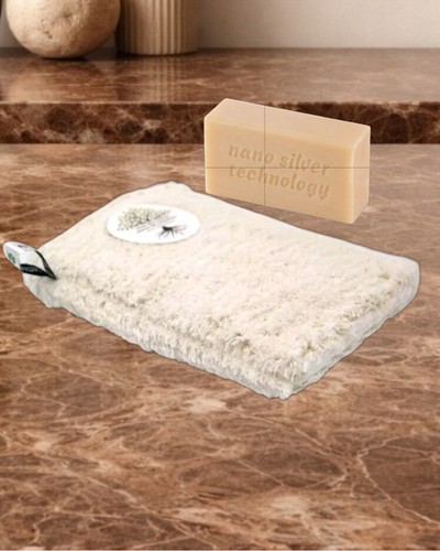 Beige pflegehandschuh - pflegehandschuh,