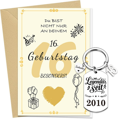 Geburtstag geschenk - 16.,