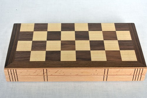 Schach dame reisespiel holz - schach,