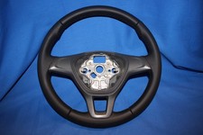 LENKRAD  VW T6 TRANSPORTER MULTIVAN CARAVELLE CRAFTER NEU BEZOGEN V330