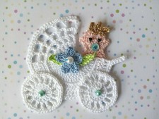 Kinderwagen Prinz gehäkelt