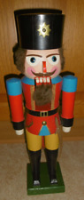 Volkskunst Erzgebirge DDR Nussknacker Nut Cracker 43 cm Soldat Husar
