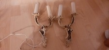 2 Antike Wandleuchter 