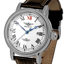 PILOT Fliegeruhr Automatik B-Uhr Rote 12 Military Retro mechanische Uhr 43 mm 82