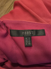 Coast Abendkleid pink lang Gr