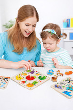 Montessori Holz Puzzle Kinder