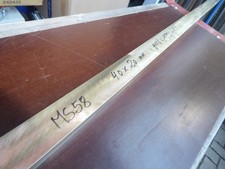 Messing massiv 100 mm Barren rechteckig 40 x 20 mm Block Vierkant TOPPi