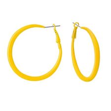 1 Paar Creolen Metall Ohrringe