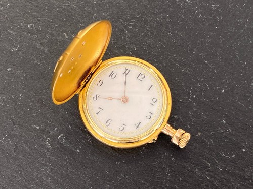 Damen taschenuhr drei - drei, deckel