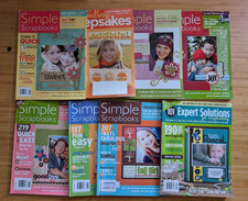 8x Scrapbooking Zeitschriften