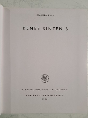 Renée sintenis von - renée,