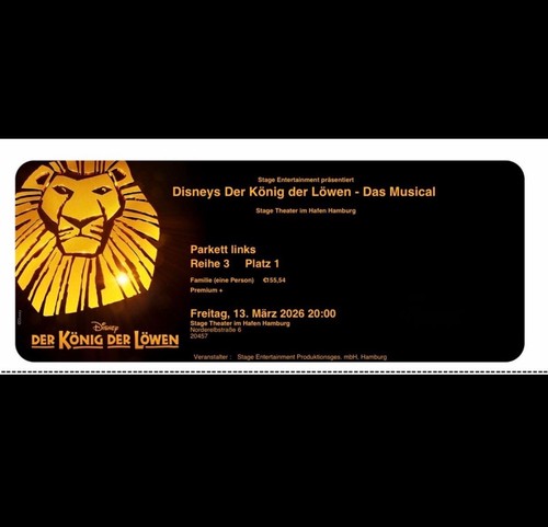 König der löwen tickets - könig,