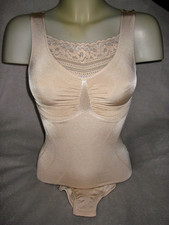 Mieder Body Schlankstütz Gr. L Spitze 40/42 Shapewear SK 3-4 Taillenformer haut