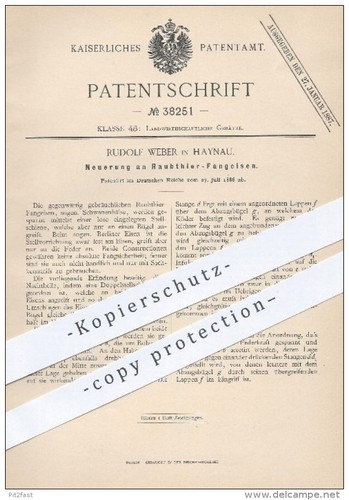 Original patent rudolf weber - patent,