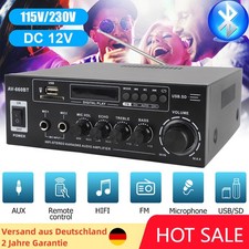 2000W Verstärker Stereo Amplifier HIFI Digital Bluetooth FM Radio Vollverstärker