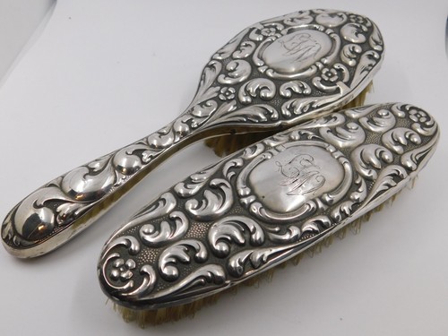 Haarbürsten silber 835 er - haarbÜrsten,